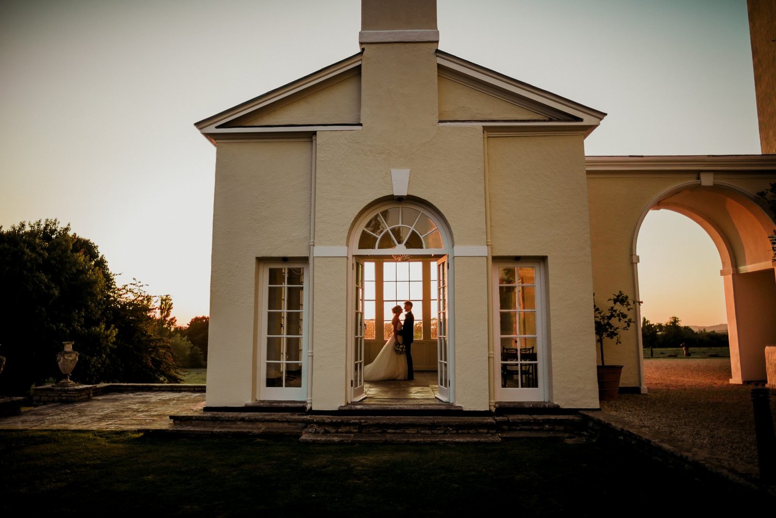 couple in sunlit window