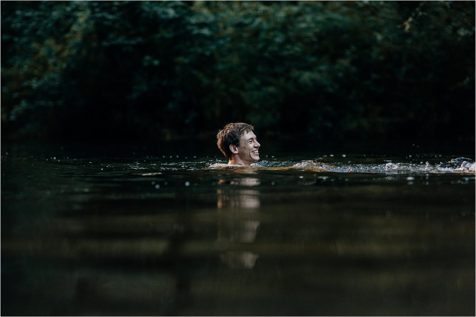 Wild swims,devon engagement shoot,engagement photos,engagement shoot,river swims,river teign,rockrose photography,woodland,