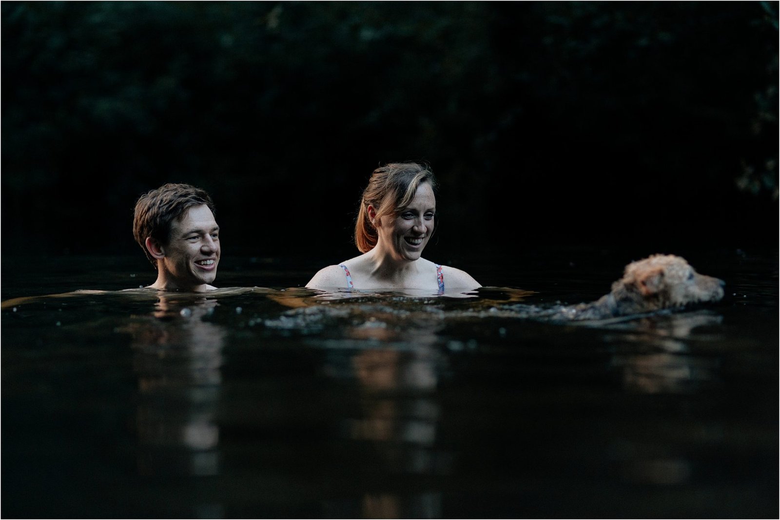 Wild swims,devon engagement shoot,engagement photos,engagement shoot,river swims,river teign,rockrose photography,woodland,