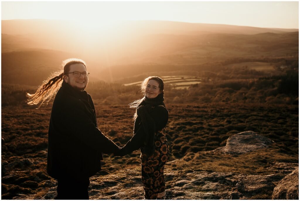 sunset at dartmoor