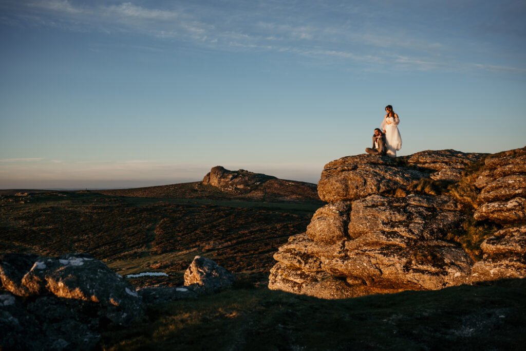 couple on saddletor, Dartmoor