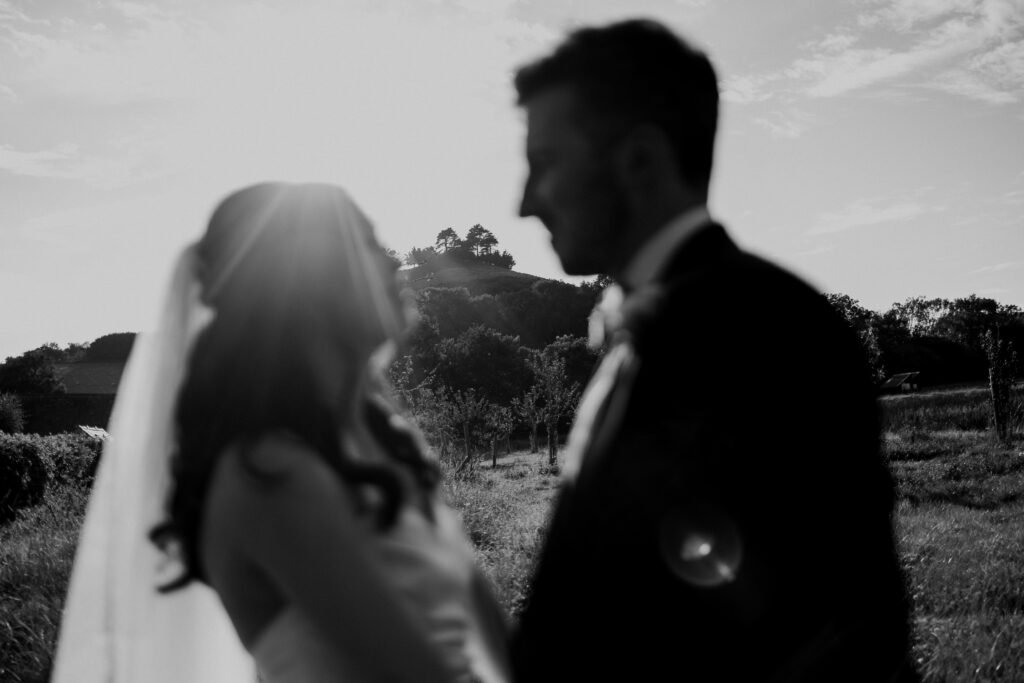 Couple at Colmers hill in Dorset