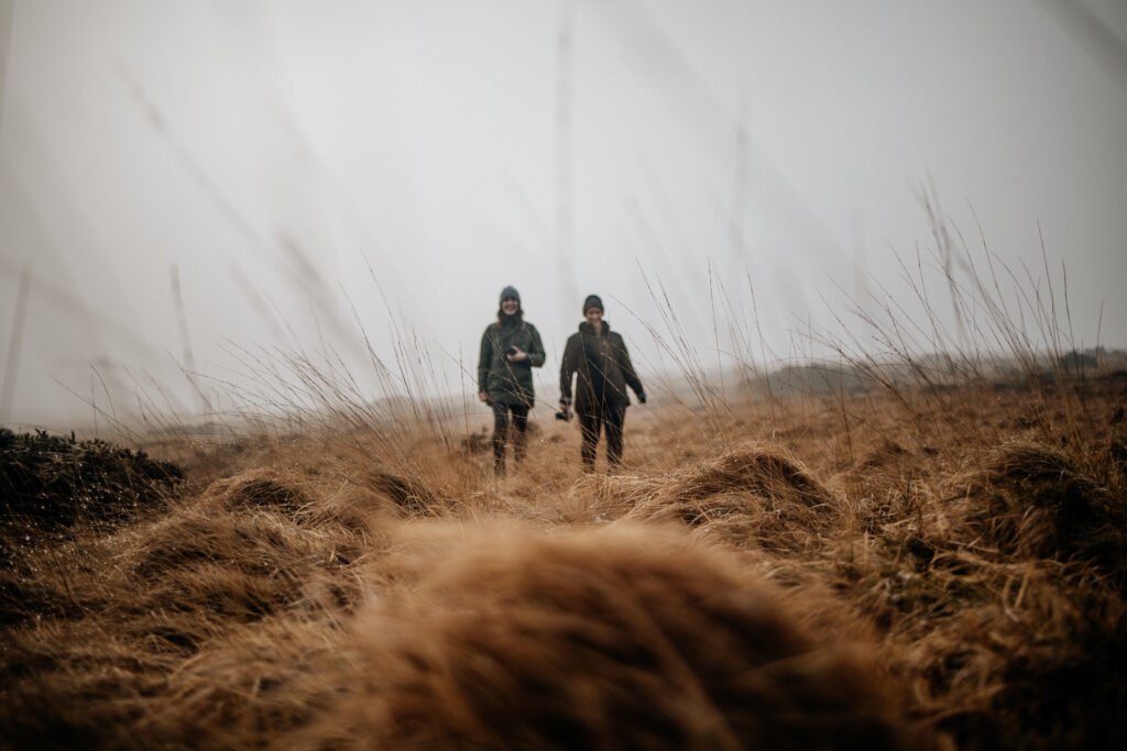 walkers on dartmoor