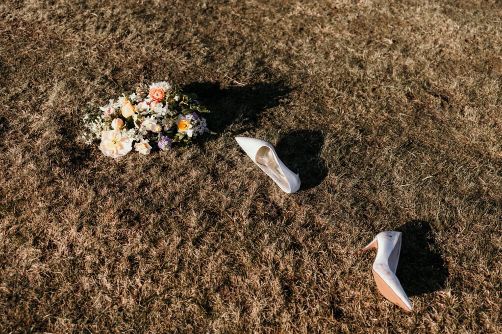 shoes and flowers