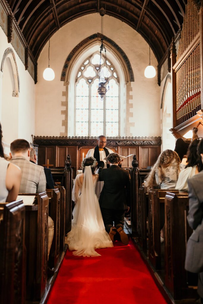 Huntsham church wedding