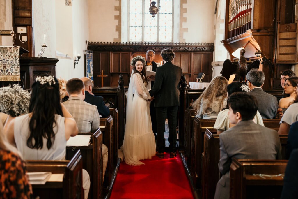 Huntsham church wedding