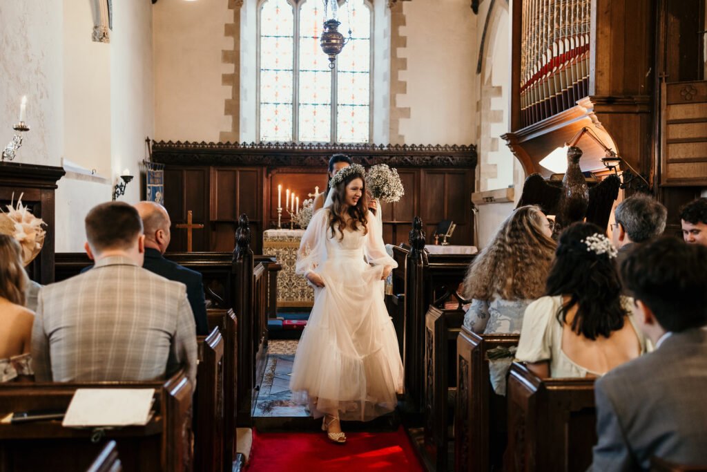 Huntsham church wedding