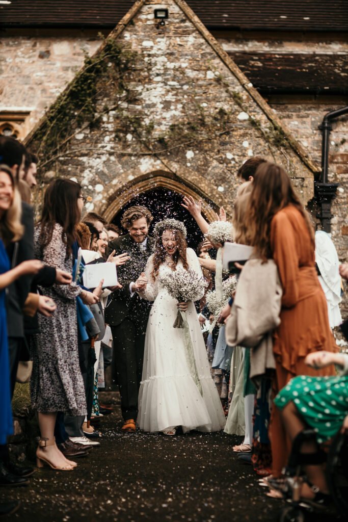 Huntsham church wedding