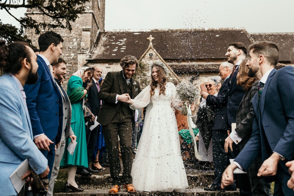 Huntsham church wedding