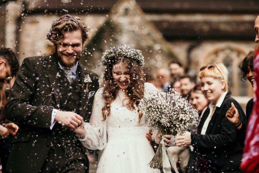 Huntsham church wedding