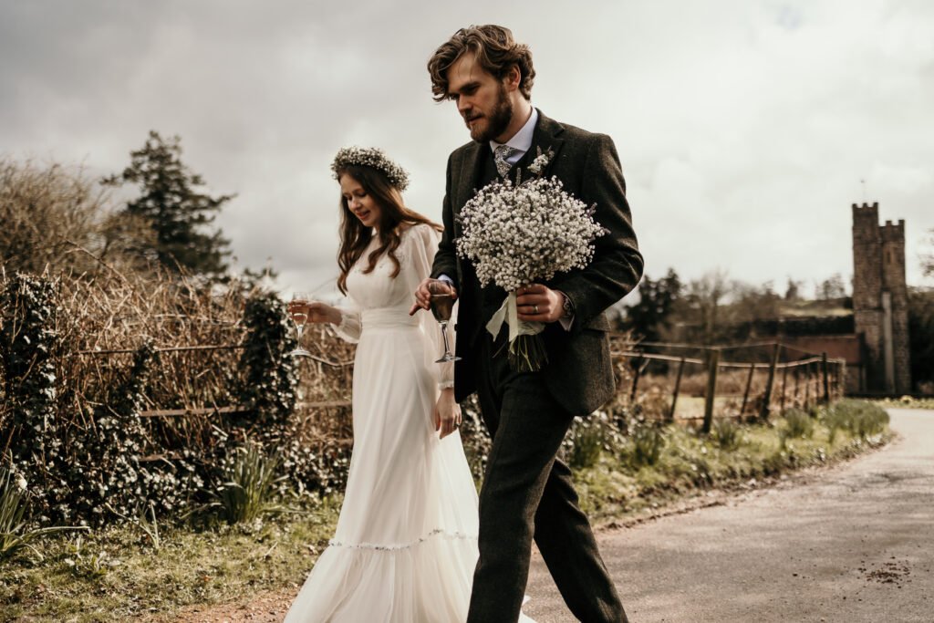 Huntsham church wedding